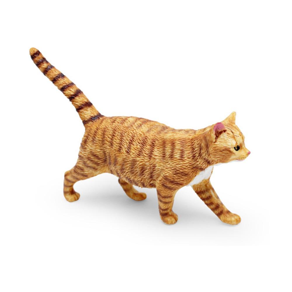 PVC Realistic Pet Figurines Garfield Persian Cat Pastoral Cat Cat Statue Ornament Desktop Ornament