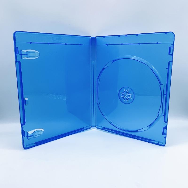 8/15 Stück Blaue Einzel-CD/DVD-Hülle 11 mm Staubdicht Beständig Disc-Aufbewahrungsboxen mit Steckplatz Schutzhüllen für Spiele Filme & Musik