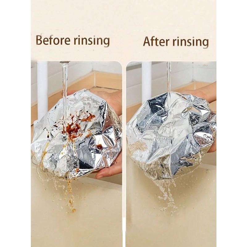 Reusable Aluminum Foil Elastic Food Preservation Covers - Refrigerator Preservation Covers, Aluminum Foil Preservation Covers
