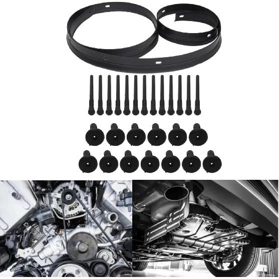 68051392AB 68051392AA Front Hood Seal Strip Weatherstrip for Dodge Challenger 2008-2017 Front Bumper Waterproof Hood Seal