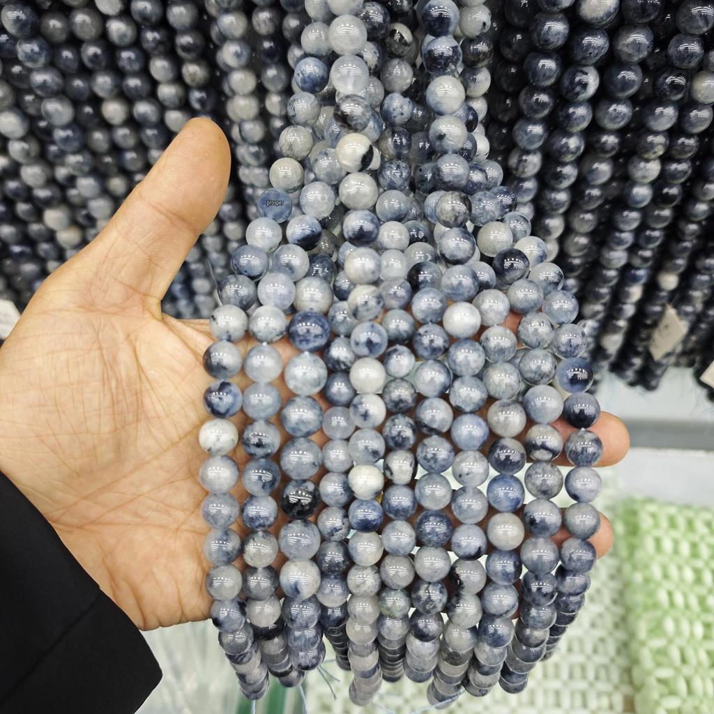 Blue Series Aquamarine & Blue Lace Agate Natural Stone Beads for DIY Jewelry