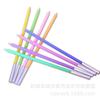Rainbow Candle Gradient Rainbow Birthday Candle Creative Colored Pencil Slim Candle Cake Decorative Wax