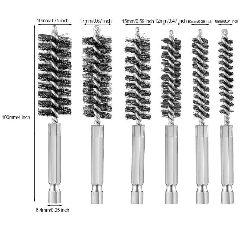 

Щітка для свердління з нержавіючої сталі Кручений дріт Щітки для чищення з нержавіючої сталі Для електричного дриля Ударний інструмент Чищення