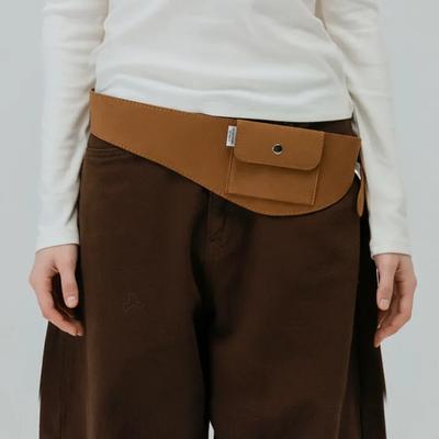 SUEDE TASCHEN-GÜRTELTASCHE_KAMEL