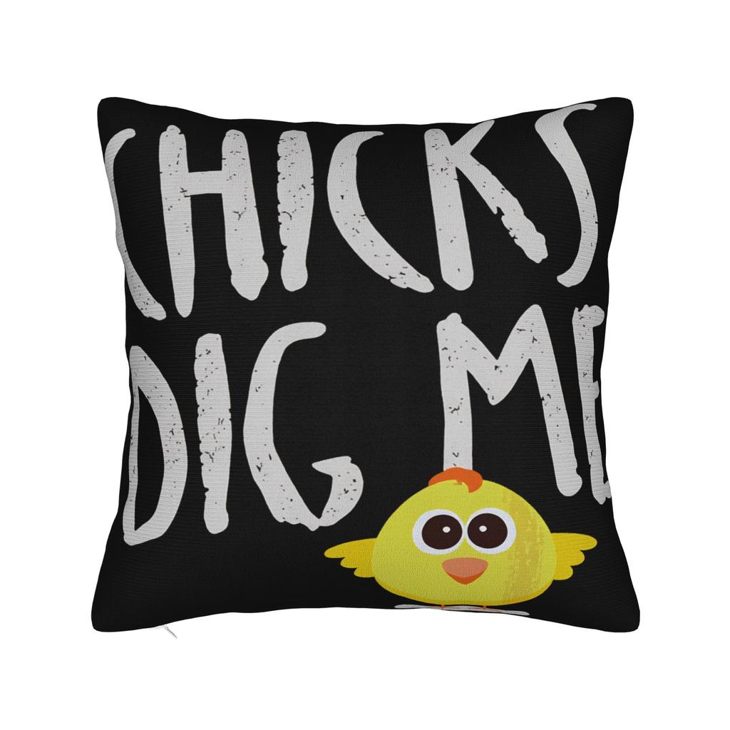 Easter Chicks Dig Me Pillow Cover Comfy Cushion Cover Fashion Pillow Case For Couch Sofa Bedroom