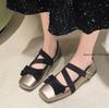Fashion Designer Spring Women Mary Jane Shoes Fashion Square Toe Ladies Comfort Soft Sole Flats Women's Comfort Ballerinas Shoes