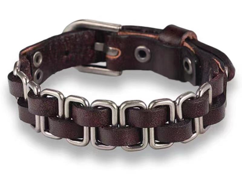 Retro Braided Leather Bracelet - Popular in Europe and America, Yiwu Jewelry