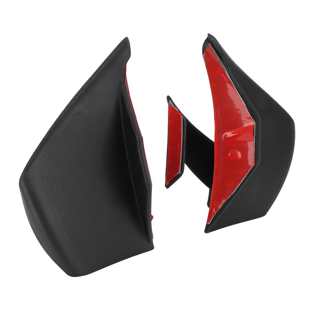 1 Pair Motorcycle Winglet Fairing Reduce Vibration Enhanced Aerodynamics Matte Black Replacement for Suzuki R1000R
