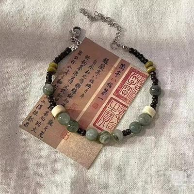 Chinesischer Stil Chinesischer Stil Perlenarmband Vintage Antikes Armband Neues Bambus-Perlenarmband