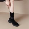 Ankle Women Boots Fashion New Chunky Shoes Suede 2025 Trend Winter Chelsea Boots Brand Party Women Sneakers Knight's