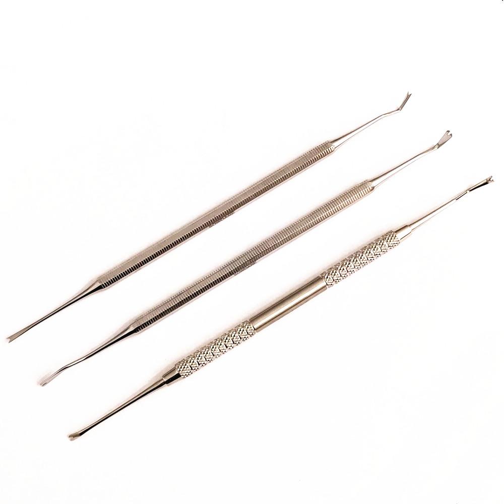 Dental Orthodontic Double Ended Ligature Director Curved with Scaler Fine Narrow Dentist Tool Instrument