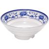 Blue & White Melamine Noodle Bowl: Imitation Porcelain Tableware for Ramen, Soup, Wonton, or Beef Noodles in Noodle Shops