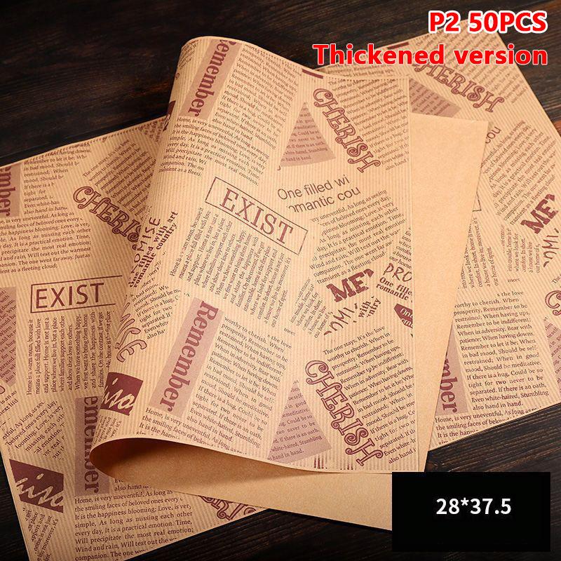 50 ks voskovaný papír na potraviny, olejotěsný voskový papír, chléb, sendvič, burger, hranolky, makronky, balení, kuchyňské pečicí nástroje, balení, dekorace