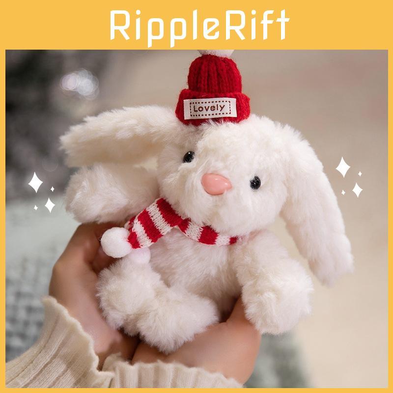 Rabbit Toy Plush Bag Pendant Cute Plush Backpack Ornament Keychain Christmas