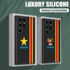 The Congo Flag LOGO Phone Case For Samsung Galaxy S26 Ultra Cases S25 FE S24 S23 S21 Ultra S20 S25FE S22 S26 Plus 5G Black Cover