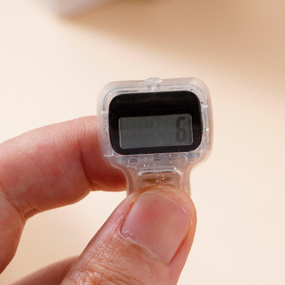 Fitness Electronic Finger Counter Mini Can Emit Light Digital Display Hand Tally Counter Number Count Clicker Resettable Clicker