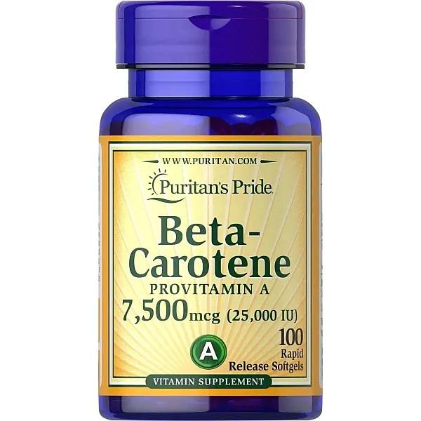 

Puritan s Pride - Beta-Carotene 25,000 IU 100 Softgels