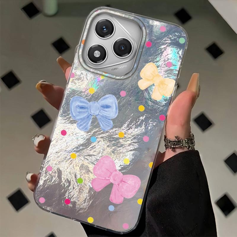 Coque Mignonne Colorée Nœud Cœur Filles Pour Honor 400 Pro X9c Magic7 Magic6 200 Lite Smart X9a X8a X8b X8c X7c X7b X8 Housse