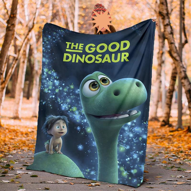 Good Dinosaur Flannel Blanket Soft Warm All-Season Throw, Design for Camping, Car Travel, Hiking Sofa, Bed, Office Perfect Gift for Parties