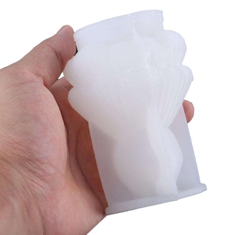 Flexible Silicone Mold Handmade Scented Candle Mould Star Christmas Tree Aromatherapy Jewelry Mold Home Decorations