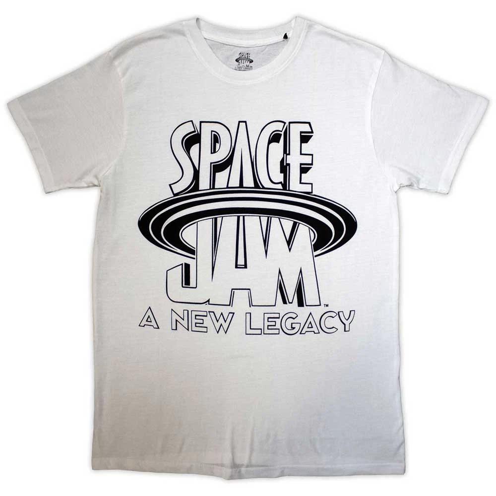 Space Jam B&W Logo Official Tee T-Shirt Mens S