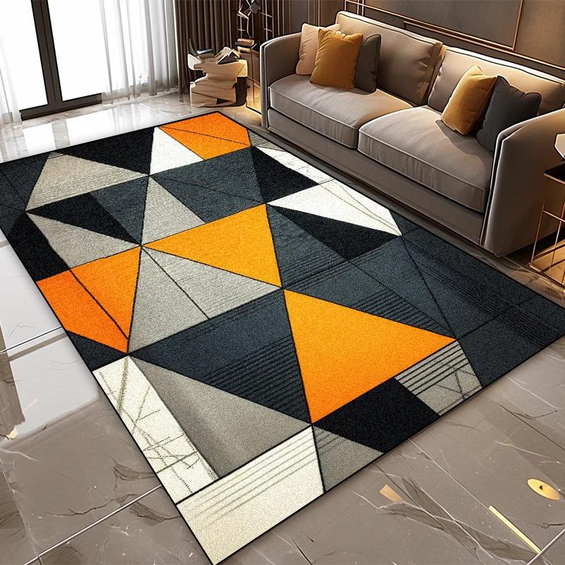 Modern Geometrisch Abstrakt Weicher Wohnzimmerteppich Schlafzimmerdekoration Leicht zu Reinigende Teppiche 140x200 Freizeitbereich Teetisch Fußmatten
