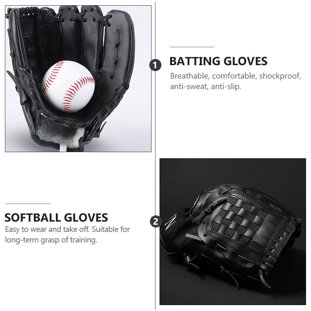 Buy Baseball Glove Gloves Infielder Softball Mitt Pu Outfield Mitts