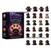 2026 Halloween Witch, Ghost & Goblin Countdown Calendar with Acrylic Pendant Blind Box