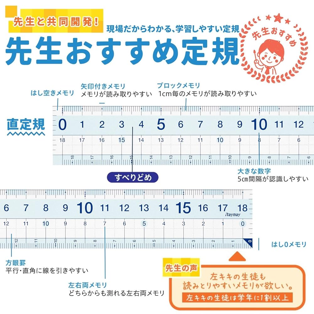 Japanese Product Reimei Fujii Ruler Set Pet Recommended Small APJ409