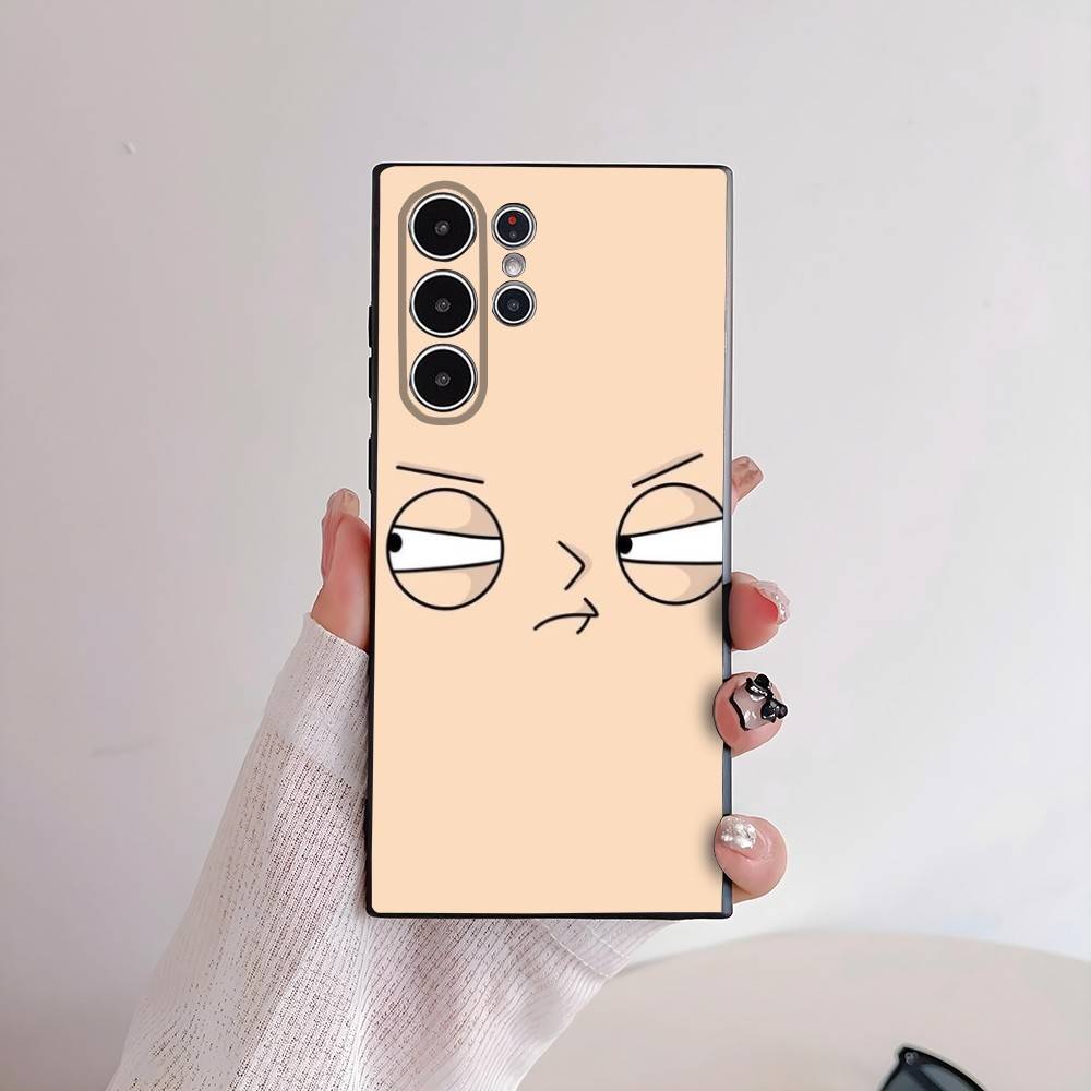 Funny F-Family Cute G-Guys Phone Case For Samsung Galaxy S25 S24 S22 S23 Ultra S21 S20 Plus 5G Frosted Non-Slip Full Soft Cover
