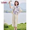 Yuzhaolin New Chinese Style Short-Sleeve Two-Piece Set