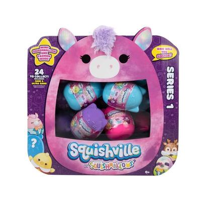 Squishmallow Squishville Mystery Mini Serie 1 Plüsch-Sortiment in Blindverpackung - 1 Blindpackung