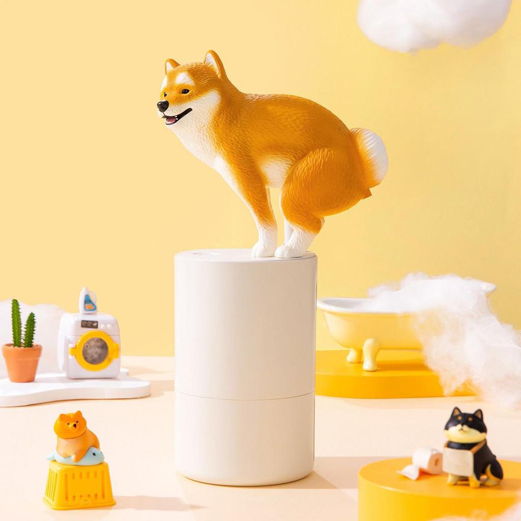 Cute Dog Automatic Sensing Foam Soap Dispense Dog Auto Foaming Soap Dispenser Touchless Battery Operated Bathroom Accessories