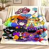 Poppy Playtime blanket Flannel Blanket Soft Cozy Plush Throw for Sofa Bed Lightweight Home Decoration Outdoor camping