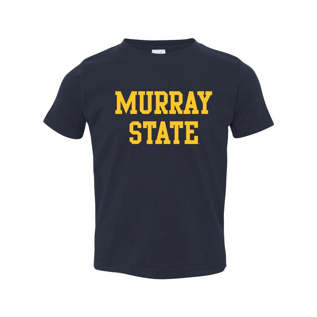 Murray State Racers Basic Block University Collegiate Team Toddler TShirt - Navy