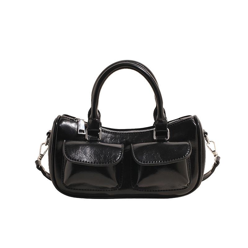 Niche Fashion Retro Portable Saddle Bag Women's 2025 Winter New Simple Casual Shoulder Bag High-end Women's Bag