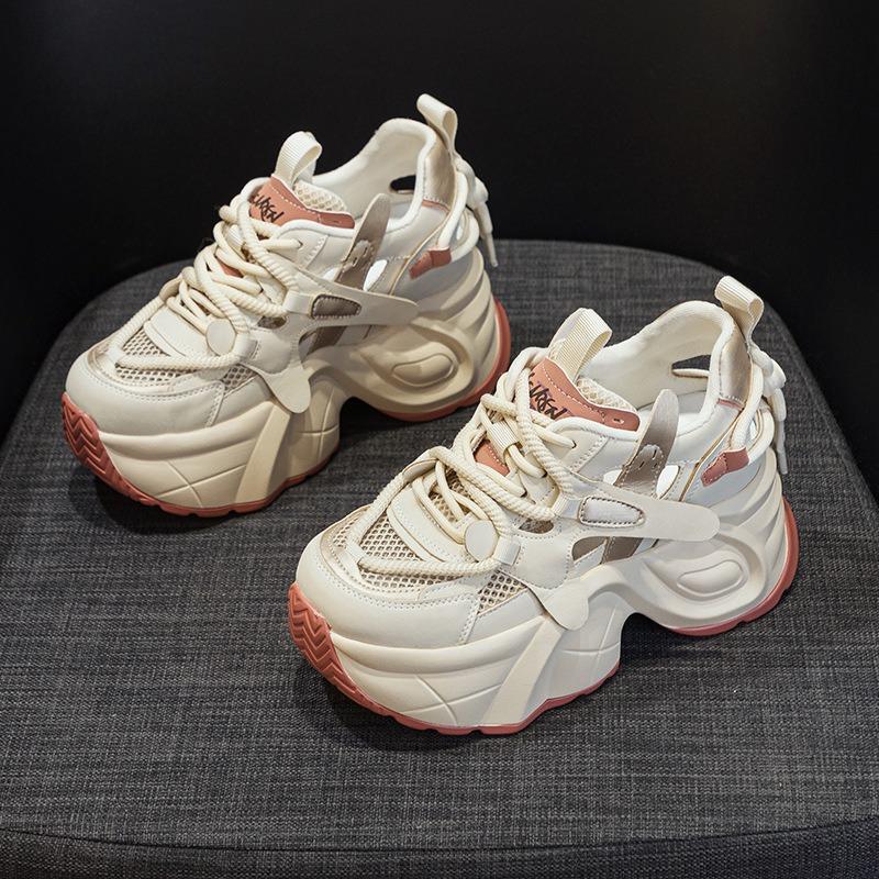 

Поп-туфли повседневные спортивные модные толстые подошвы внутренняя высота женские туфли 39 абрикосовый