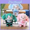 Adorable Cute Hatsune Miku Plush Toy Keychain Pendant Fluffy Cartoon Soft Plush Doll Pink Green Blue
