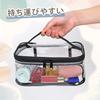 Astro Clear Pouch Vanity Pouch PVC transparent bag Transparent and visible contents Vanity case Large capacity Makeup Makeup Cosmetics Handheld