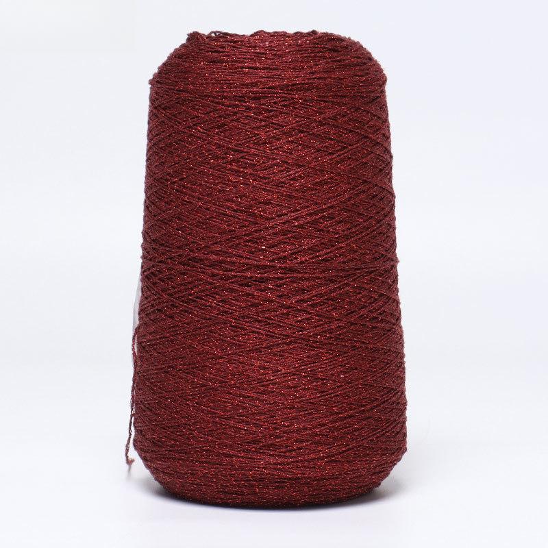 Multi-Color Lurex Glitter Lace Yarn Hand Woven Shiny Metallic Thread for Handmade DIY Knitting Sweaters Hats Scarves