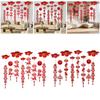 2026 Chinese New Year Ceiling Decoration,Red Chinese Pendant Spring Festival Decor,Ornament ,Fu Character,for Party,Celebration,