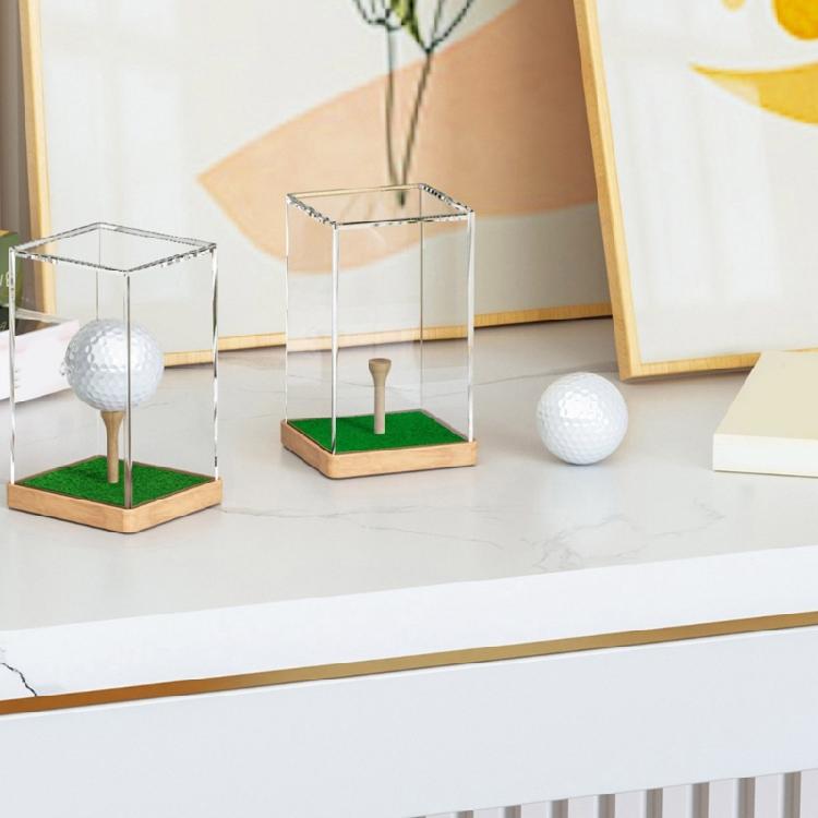 Golf Ball Display Case Storage Box Golf Ball Collector Display Organizer Signature Golf Ball Storage Container