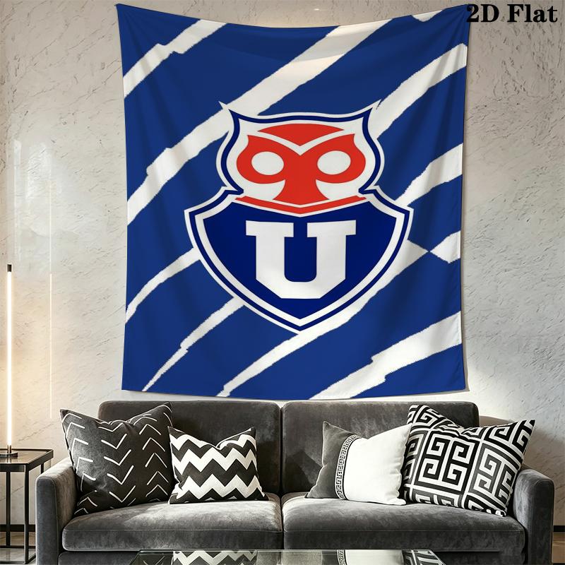 Universidad de Chile Wall Tapestry Aesthetic Wall Hanging Printed Fabric Blanket Decorative Tapestries for Bedroom Living Room Home Decor