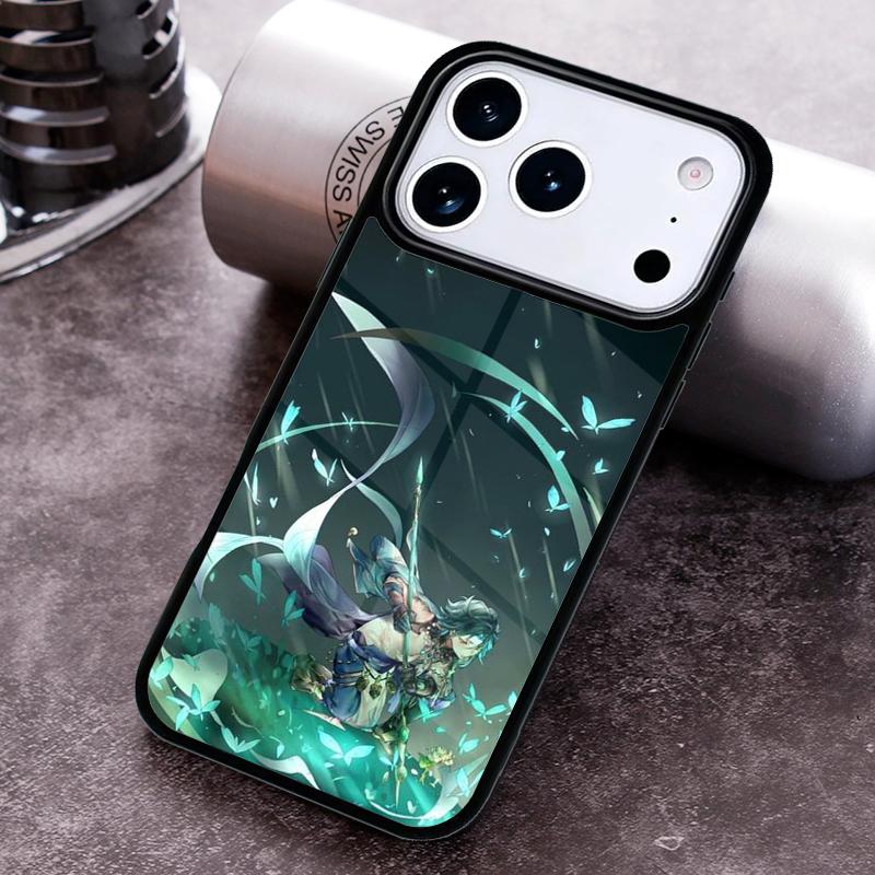 Genshin Impact Xiao soft Phone Case for iPhone 17 16 15 Pro Max Air 14 13 12 11 Plus Shockproof Cover