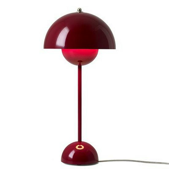 Nordic Modern Mushroom Bedside Lamp by Danish Designer - Creative Floral Bud Style for Bedroom or Wedding Decor.