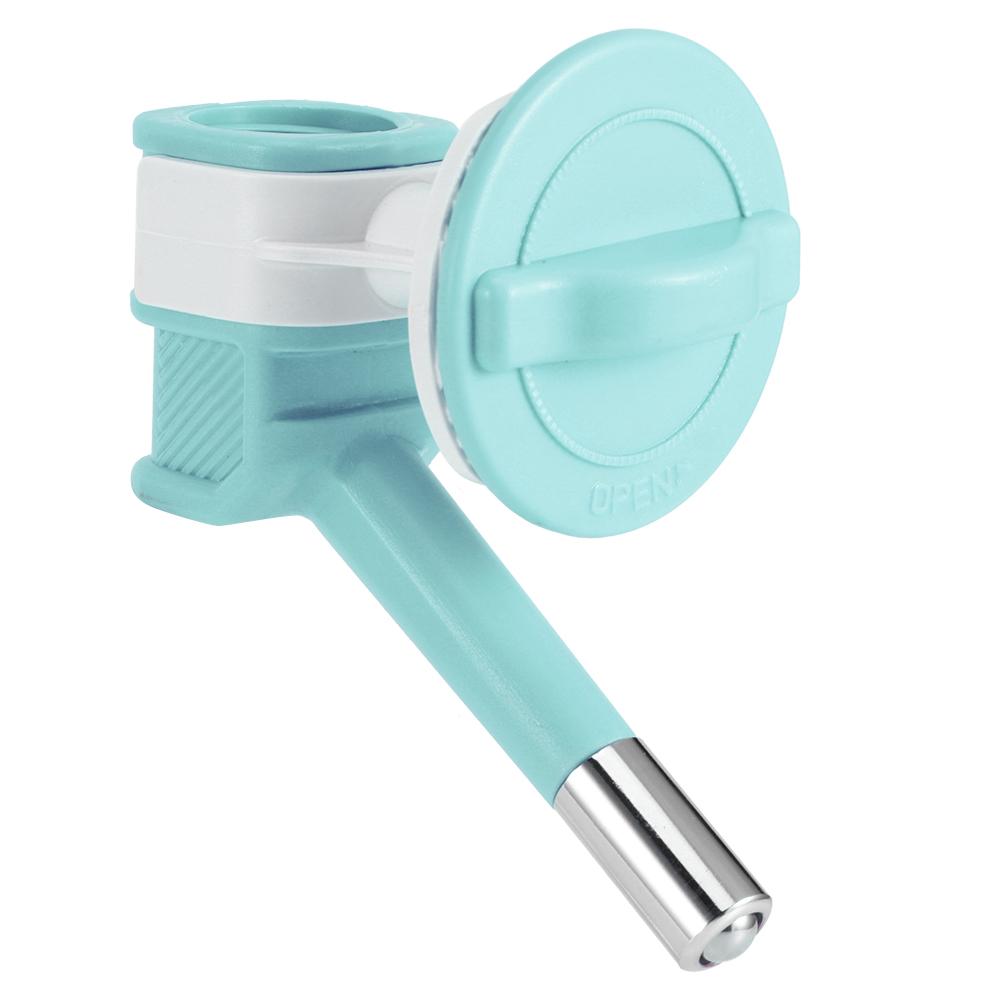 Mangeoire pour chien ABS Suspendue Anti-renversement Buse Tête de distribution d'eau Accessoire pour animaux de compagnie(Rose )