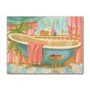 Retro Victorian Bathtub Vintage French Bathroom Tub Poster Canvas Painting Print Wall Art Picture for Bath Room Home Decor