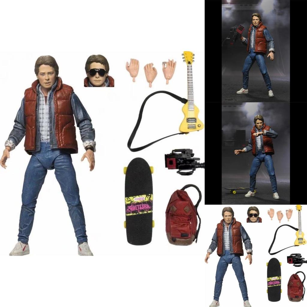 Back To The Future Martin Doll Model Anime Collectible Figure Classic Sci-fi Movie Memorabilia Pvc Material Home Decor