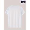 European Sizes Summer Men'S Fashion Short-Sleeve T-Shirt with Letter Pattern Print