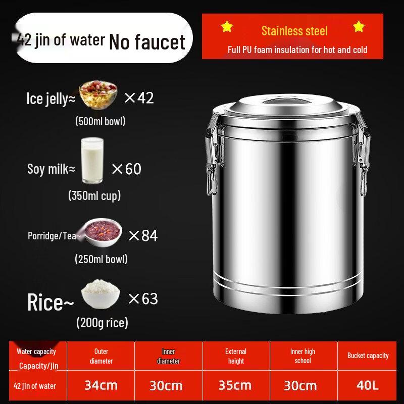 JPHZNB Stainless Steel Insulated Food Container